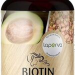 Complément alimentaire laperva biotine 10 000 mcg pour la croissance des cheveux