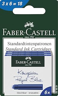 Cartouche d'encre fiber-castell bubble pack, 18 pièces, 201621, encre bleu roi effaçable, 66 x 110 x 30 mm. En tant que boutique en ligne généraliste, DIAYTAR COTE D'IVOIRE propose une large sélection de produits qui conviennent à tous les âges et à tous les goûts. Les clients peuvent choisir parmi une grande variété de catégories de produits, allant de l'électronique aux vêtements, en passant par les produits pour la maison et le jardin. Avec sa politique de prix compétitifs et son service de livraison rapide, DIAYTAR COTE D'IVOIRE est la boutique en ligne parfaite pour les achats en ligne en Côte d'Ivoire.