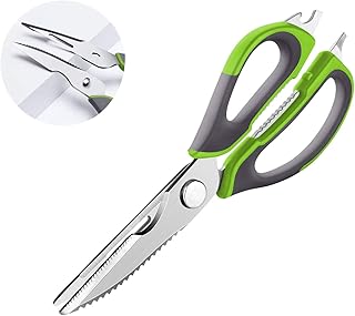 Ciseaux de cuisine robustes, ciseaux de cuisine tranchants multi-usages en acier inoxydable