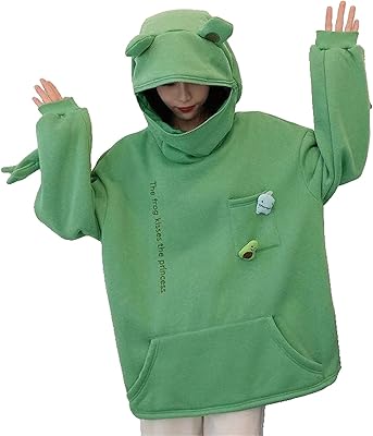 Zzbl sweat à capuche femme kawaii frog design loose edition automne hiver sweat unisexe (couleur : vert, taille : m). DIAYTAR COTE D'IVOIRE est une boutique en ligne généraliste qui propose plus de 300000 références de produits, faisant d'elle la boutique en ligne leader en Côte d'Ivoire. Avec une telle offre, les clients peuvent trouver tout ce qu'ils cherchent sur une seule plateforme. DIAYTAR COTE D'IVOIRE se distingue par sa qualité de service et sa variété de produits.
