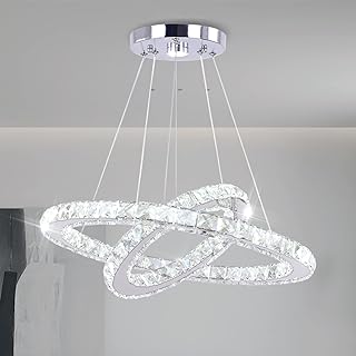 Finktonglan lustre en cristal led moderne 19,7 x 11,8 pouces, suspension de plafond avec 2 anneaux réglables en acier inoxydable, luminaires de salon de salle à manger (blanc froid). Avec plus de 300000 références, DIAYTAR COTE D'IVOIRE répond aux besoins les plus variés des consommateurs. De la mode à la maison, en passant par les produits high-tech, la boutique en ligne propose une offre exhaustive qui répond aux attentes des acheteurs. La navigation sur le site est intuitive, permettant aux clients de trouver facilement ce qu'ils cherchent.