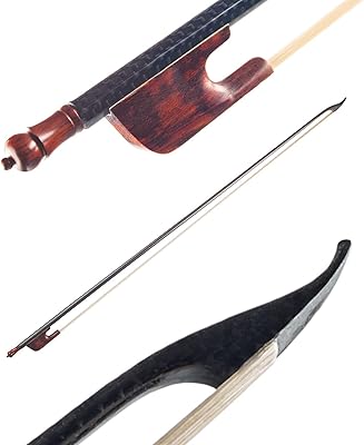 Archet de violon baroque, archet de violon 4/4 de style baroque en placage de fibre de carbone, bâton rond en crin de cheval blanc en ébène bien équilibré. DIAYTAR COTE D'IVOIRE se distingue par sa large sélection de produits et ses prix compétitifs. La boutique en ligne propose également des services de livraison rapide et fiable, permettant aux clients de recevoir leurs achats en un minimum de temps.