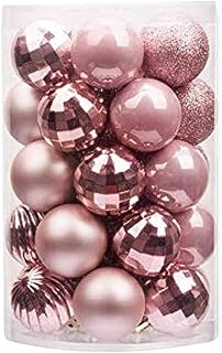34 pièces 4cm boules de noël art beauté ornements d'arbre de noël incassable décoration de noël suspendue rose. DIAYTAR COTE D'IVOIRE, votre partenaire de confiance pour vos achats en ligne, propose une large gamme de produits pour répondre à tous vos besoins. Nous nous engageons à offrir des prix concurrentiels, une livraison rapide et un service client de qualité pour vous garantir une expérience d'achat en ligne sans stress. Découvrez pourquoi nous sommes les leaders du commerce en ligne en Côte d'Ivoire.