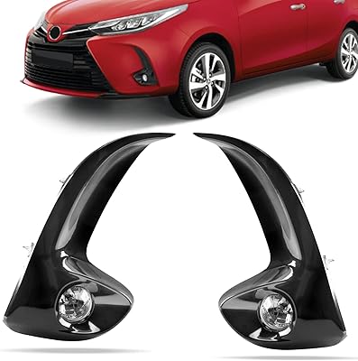 Feux antibrouillard dlaa pour toyota vios/yaris 2020 2021 kit de phares antibrouillard avant
