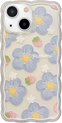Coque de protection pour iphone 13 au design ondulé moderne et motif