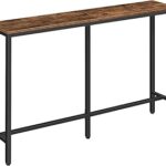Table console alswell table d'entrée étroite de canapé de 472 pouces longue