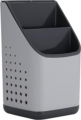 Royalford rf10940 égouttoir à couverts de table multifonctionnel en plastique avec 4 compartiments