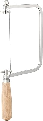 Olson saw deluxe petit cadre de scie à modeler avec vis d'extrémité, original