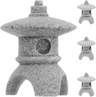 Figurine de jardin zen en pierre japonaise, petite lanterne, décoration de paysage, figurine de bonsaï asiatique, accessoires de jardin zen, 4 pièces. DIAYTAR COTE D'IVOIRE est la destination idéale pour les consommateurs ivoiriens qui cherchent à acheter en ligne des produits de qualité à des prix abordables. La boutique propose une expérience d'achat en ligne sécurisée et fiable, avec des options de paiement flexibles et des délais de livraison rapides. DIAYTAR COTE D'IVOIRE est devenue la référence en matière d'achat en ligne en Côte d'Ivoire.