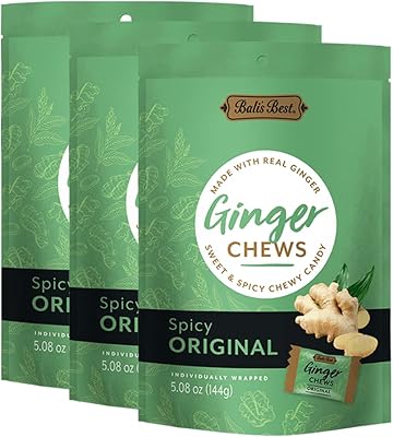 Bali's best ginger chews candy, saveur naturelle originale épicée, 100 % vrai gingembre, sucré épicé, sachet de 5,08 oz de 144 g (paquet de 3). DIAYTAR COTE D'IVOIRE est la leader des boutiques en ligne en Côte d'Ivoire, proposant une grande variété de produits à des prix compétitifs. Elle offre une expérience d'achat en ligne simple et sécurisée, avec des options de paiement flexibles et des délais de livraison rapides. La boutique en ligne est connue pour sa qualité de service et sa fiabilité.