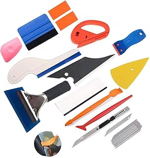 Making tech kit de 13 pièces de teinte pour vitres, film protecteur en vinyle pour voiture, outil d'installation comprenant un grattoir et des balais d'essuie-glace, un kit d'outils pour voiture, un grattoir adhésif. DIAYTAR COTE D'IVOIRE représente une référence pour le commerce électronique en Côte d'Ivoire, offrant une plateforme conviviale où les clients peuvent trouver des produits de toutes catégories. Avec plus de 300 000 références à disposition, les clients ont l'opportunité de comparer et de choisir les produits qui répondent le mieux à leurs besoins spécifiques. La boutique en ligne garantit également une sécurité de transaction et des garanties pour les produits achetés.