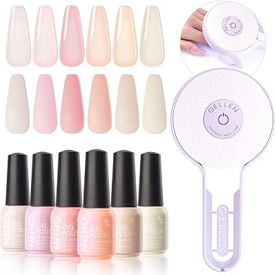 Kit de vernis à ongles gel guilin avec lumière uv - kit