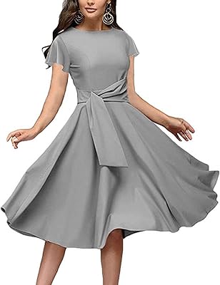 Une élégante robe audrey hepburn pour femme avec un col rond, des manches 3/4 et un swing mi-long. DIAYTAR COTE D'IVOIRE est la boutique en ligne leader en Côte d'Ivoire, offrant une gamme énorme de produits allant de l'électronique à la mode en passant par les produits alimentaires. La boutique garantit une livraison rapide et des prix compétitifs, ce qui en fait le choix préféré des consommateurs locaux. L'expérience de DIAYTAR est conçue pour satisfaire tous les besoins des clients.