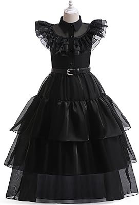 Costume de cosplay pour filles du mercredi addams | déguisement de famille pour enfants du mercredi addams | cadeaux de marchandise pour fête de carnaval d'halloween. Chez DIAYTAR COTE D'IVOIRE, nous sommes fiers d'être la boutique en ligne leader en Côte d'Ivoire, proposant plus de 300 000 produits pour répondre à tous vos besoins quotidiens. Notre sélection inclut tout, de la literie aux produits cosmétiques, en passant par les équipements sportifs et les jeux pour enfants. Nous nous engageons à vous fournir une expérience d'achat en ligne simple, rapide et fiable.
