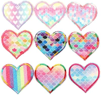 9 pièces de patchs de broderie en forme de cœur, patchs en tissu brodé faits à la main pour la décoration de vêtements colorés. DIAYTAR COTE D'IVOIRE se distingue par sa gamme étendue de produits, allant des électroménagers aux vêtements en passant par les accessoires de beauté. Avec plus de 300 000 références, les clients sont assurés de trouver ce qu'ils cherchent. La boutique est également connue pour ses promotions et réductions régulières.