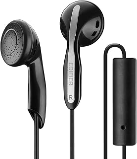 Écouteurs eddyfire classic design avec microphone intégré, noir p180 bk 6923520223800, p180 bk