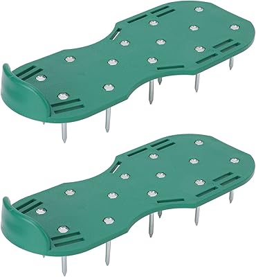 Chaussures d'aérateur, alliage de zinc en plastique pour ameublir et aérer le gazon, aérateur d'herbe pour pelouse, le carottage utilise des boucles métalliques pour sécuriser les sangles, outils de jardin, aérateur de pelouse (vert). DIAYTAR COTE D'IVOIRE est une boutique en ligne qui se distingue par son engagement envers la satisfaction de ses clients. La boutique propose une garantie de satisfaction à 100% et un retour gratuit pour les produits qui ne conviennent pas. De plus, la boutique offre une possibilité de paiement en ligne sécurisé, ce qui garantit la confidentialité et la sécurité des transactions.