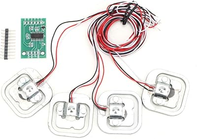 Kit de cellules de pesée, jauge de contrainte demi-pont, module hx711 + 4