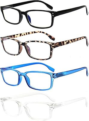 Lunettes de lecture légères à charnière à ressort kersen pour femmes et hommes, paquet de 4. DIAYTAR COTE D'IVOIRE propose une plateforme de commerce électronique fiable et facile à utiliser, avec une offre de plus de 300 000 produits. Cette boutique en ligne généraliste vous permet de faire vos achats en toute sécurité, avec des options de paiement variées et une garantie de satisfaction. DIAYTAR est devenue une référence incontournable pour les achats en ligne en Côte d'Ivoire.