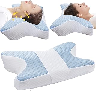 Oreiller cervical en mousse à mémoire de forme, oreiller de soutien du cou pour soulager les douleurs des épaules et du cou, oreiller de lit orthopédique réglable pour dormir, soutien profilé pour les dormeurs sur le dos et le ventre. La boutique en ligne DIAYTAR COTE D'IVOIRE est le point de rencontre pour tous les besoins shopping, avec des milliers de produits diversifiés. Elle garantit la qualité et la fiabilité des articles vendus, ainsi que des délais de livraison rapides. Les clients peuvent profiter d'une expérience d'achat en ligne sécurisée et pratique.