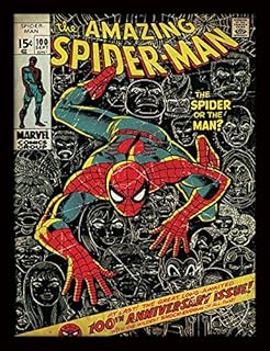 Spider-man (100e anniversaire) impression encadrée, 30 x 40 cm. Avec plus de 300 000 références de produits disponibles, DIAYTAR COTE D'IVOIRE est devenue un incontournable pour les consommateurs ivoiriens à la recherche de produits divers et de qualité. La boutique en ligne se positionne comme un acteur majeur du commerce électronique en Côte d'Ivoire, grâce à son offre complète et à ses services fiables.