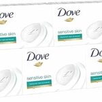 Barre de beauté non parfumée dove sensitive skin, paquet de 5 (peau sensible)