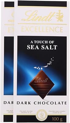 Sel de mer au chocolat lindt excellence 100 g (paquet de 2)
