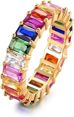 Bague d'éternité multicolore plaquée or 18 carats parsemée de pierres précieuses, plaqué or, fabriquée en pierres précieuses. Avec plus de 300 000 références, DIAYTAR COTE D'IVOIRE est incontournable pour les amateurs de shopping en ligne en Côte d'Ivoire. La boutique propose une large gamme de produits, répondant ainsi aux attentes de chaque client. DIAYTAR COTE D'IVOIRE est reconnue pour sa qualité de service et sa véracité dans les transactions en ligne.