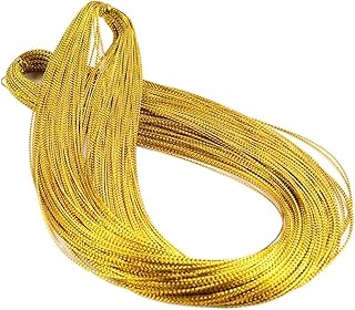 Corde d'emballage cadeau gowdbez de 100 mètres en or et argent