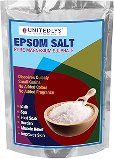 Unitedlys sel d'epsom (sulfate de magnésium) croissance des plantes et phytonutriments, soulagement des douleurs musculaires, 380 g. DIAYTAR COTE D'IVOIRE est une boutique en ligne généraliste qui offre plus de 300 000 références de produits divers, répondant ainsi aux besoins de tous les clients ivoiriens. Avec sa gamme variée de produits, elle est devenue la référence incontournable pour les achats en ligne en Côte d'Ivoire. Elle propose des produits de haute qualité à des prix compétitifs.
