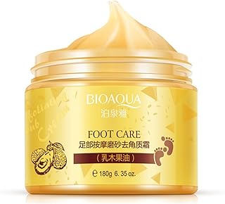 Crème de massage bioaqua herbal foot care, crème nettoyante pour les pieds sensibles
