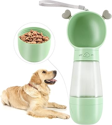Bouteille d'eau portable étanche pour aliments pour animaux de compagnie avec récipient. DIAYTAR COTE D'IVOIRE, boutique en ligne généraliste, propose plus de 300000 références pour répondre à tous les besoins de ses clients. Avec sa gamme variée de produits, elle est devenue la boutique leader en Cote d'Ivoire. Elle offre une expérience d'achat en ligne pratique et sécurisée.