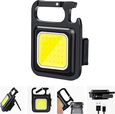 Mini lampe de poche rechargeable cop lumineuse de 800 lumens avec porte-clés. Chez DIAYTAR COTE D'IVOIRE, nous croyons en l'importance de la satisfaction client, c'est pourquoi nous mettons tout en œuvre pour offrir une expérience d'achat en ligne exceptionnelle. Notre équipe de professionnels travaille sans relâche pour sélectionner les meilleurs produits et les présenter de manière claire et attractive. Nous sommes fiers de notre large gamme de produits qui conviennent à tous les goûts et budgets.