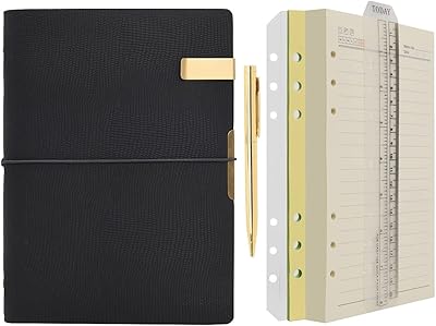 Cahier et carnet de notes en cuir wonderpool a5 a6