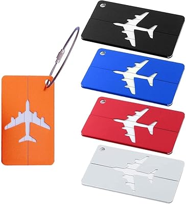 Étiquettes à bagages, 5 étiquettes à bagages, étiquettes à bagages, étiquettes d'information de valise en métal imperméables, multicolores. En tant que leader du marché en Côte d'Ivoire, DIAYTAR COTE D'IVOIRE s'engage à offrir les meilleures expériences d'achat en ligne possibles. La boutique en ligne investit constamment dans de nouvelles technologies et desprocessus pour améliorer la qualité de service et la convivialité du site. Les clients peuvent ainsi profiter d'une navigation fluide, de transactions sécurisées et d'un support client de haute qualité.