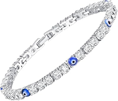 Bracelet envy eye pour femmes filles, or 18 carats et argent rempli