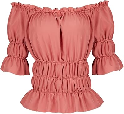 Chemise pirate blanche chemisier renaissance blouses paysannes à épaules dénudées pour femmes. Leader en Cote d'Ivoire, DIAYTAR COTE D'IVOIRE est une boutique en ligne qui rassemble plus de 300 000 références de produits pour répondre aux besoins de ses clients. Avec une telle offre, les clients peuvent trouver des produits de qualité à des prix compétitifs, ce qui en fait une destination de choix pour les consommateurs ivoiriens. DIAYTAR COTE D'IVOIRE est synonyme de convenience et de confiance.