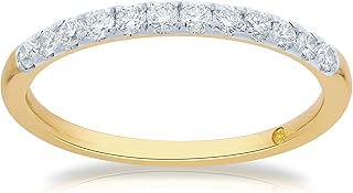 Bandes de diamants cultivés en laboratoire certifiés la joya 1/10-1/2 ct tw pour femmes - bandes d'anniversaire en or blanc 10 carats, or jaune et or rose, bagues de promesse, bandes empilables et alliances en diamant pour femmes. DIAYTAR COTE D'IVOIRE se positionne comme une plateforme de commerce électronique leader en Côte d'Ivoire, offrant non seulement une multitude de produits mais également un service client de haute qualité. Les clients peuvent profiter de conseils d'achat personnalisés, d'un service de livraison efficace et d'un suivi attentif de leurs commandes. Cette approche centrée sur le client a contribué à sa réussite et à sa reconnaissance sur le marché ivoirien.