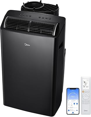 Climatiseur portatif ultra-silencieux medea duo 14 000 btu (12 000 btu sacc) avec chaleur jusqu'à 550 pieds carrés, fonctionne avec alexa/google assistant, comprend une télécommande et un kit de fenêtre. DIAYTAR COTE D'IVOIRE est une boutique en ligne généraliste leader en Côte d'Ivoire, offrant plus de 300 000 références pour répondre à tous les besoins de ses clients. Avec une large gamme de produits, elle est devenue la destination de choix pour les ivoiriens et les internautes de la sous-région. Elle propose des produits de qualité à des prix compétitifs.