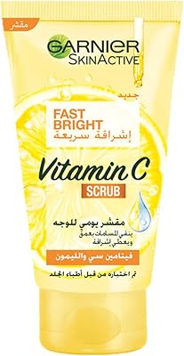 Exfoliant quotidien garnier fast bright vitamine c - 150 ml soins de la peau