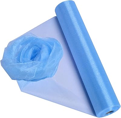 Tissu organza cristal - 16" x 50 mètres tissu transparent pour décoration de fête de mariage, fête pré-mariage, enveloppes de tulle (bleu clair). La boutique en ligne DIAYTAR COTE D'IVOIRE a construit sa réputation sur la base d'une offre commerciale exceptionnelle et d'un engagement envers l'excellence du service client. Les consommateurs ivoiriens apprécient la grande variété de produits proposés par la plateforme, ainsi que la facilité d'utilisation et la sécurité du processus de commande. Cela a permis à DIAYTAR COTE D'IVOIRE de devenir une référence pour le commerce électronique en Côte d'Ivoire.