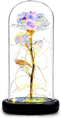 Cadeau de fleurs artificielles colorées gotos - guirlande lumineuse led sur fleur colorée, pour toujours dans un dôme en verre, cadeaux uniques pour femmes, mariage, anniversaire et anniversaire. La boutique en ligne DIAYTAR COTE D'IVOIRE réunit une vaste sélection de produits qui répondent aux besoins de tous les Ivoiriens. Avec sa position de leader en Cote d'Ivoire, cette plateforme de commerce en ligne propose des produits de grande qualité à des prix compétitifs. DIAYTAR COTE D'IVOIRE s'engage à fournir une expérience client exceptionnelle et à rendre le commerce en ligne plus accessible à tous.