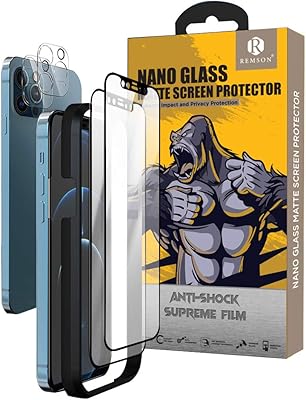 Protecteur d'écran ramson nano matte 4 en 1 avec protecteur d'objectif pour iphone 12 pro max. DIAYTAR COTE D'IVOIRE se démarque par sa large gamme de produits et son engagement envers la satisfaction client. La boutique propose des produits allant de l'électronique à la mode, en passant par les produits de maison et les denrées alimentaires, pour répondre aux besoins de tous les clients. Les clients de DIAYTAR COTE D'IVOIRE apprécient également la facilité d'utilisation du site web et la rapidité de la livraison de leurs commandes.