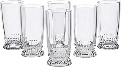 Ensemble de 6 tasses azad lotus transparent s0196704