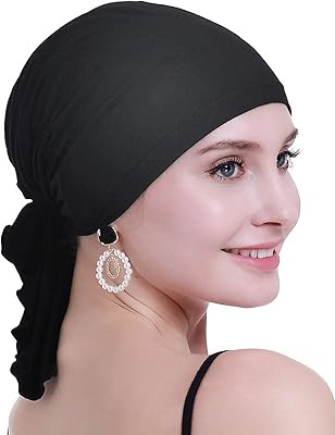 Bonnet en coton design turban de chimiothérapie osvyo pour femmes atteintes de cancer
