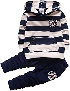 Ensemble de survêtement shining up pour garçons, sweat à capuche rayé à manches longues et pantalon, ensemble de vêtements pour tout-petits. DIAYTAR COTE D'IVOIRE est une boutique en ligne généraliste proposant plus de 300 000 références de produits. Elle est reconnue comme l'une des boutiques en ligne les plus populaires de Côte d'Ivoire. La variété de ses produits et son service de qualité en font un incontournable.