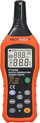 Protmix ms6508 compteur numérique de température et d'humidité thermomètre numérique hygromètre hygromètre avec température et humidité hygromètre hygromètre avec point de rosée et température de bulbe humide. DIAYTAR COTE D'IVOIRE est une boutique en ligne généraliste qui propose plus de 300 000 références de produits. Elle est reconnue comme l'une des boutiques leaders en Côte d'Ivoire en raison de sa grande variété de produits et de son service de qualité. Elle offre une expérience d'achat en ligne conviviale et sécurisée.