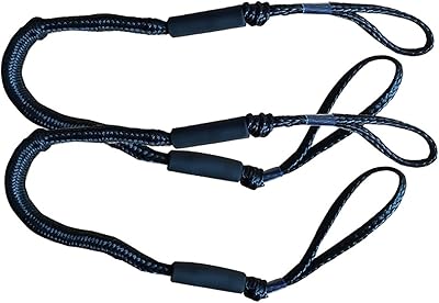 2 pièces de corde de quai de 4 pieds, accessoires de quai rapide sans vibration, excellents cadeaux de navigation pour hommes pour pontons, kayak et bateau de pêche durable. DIAYTAR COTE D'IVOIRE est la destination idéale pour les consommateurs ivoiriens qui cherchent à acheter des produits en ligne de manière sécurisée et pratique. La boutique en ligne propose une expérience d'achat personnalisée et des services de soutien client de haute qualité. 