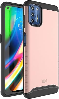 Coque todia dual shield conçue pour motorola moto g9 plus, [intégration] coque rigide