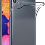 Coque arrière transparente absorbant les chocs en gel tpu en caoutchouc souple